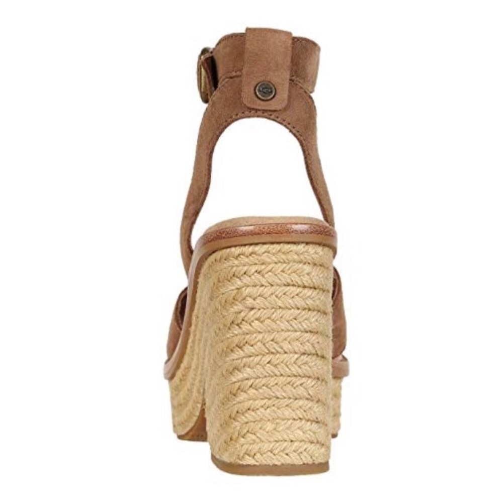 Ugg Carine Chestnut Sandal 9.5 New In Box - Picture 5 of 8